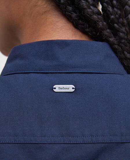 Hemd Lavender Fitted Navy/Hessian