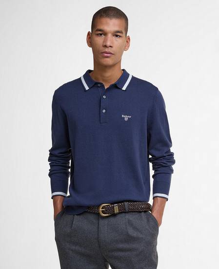 Strickpolo Rocton Navy