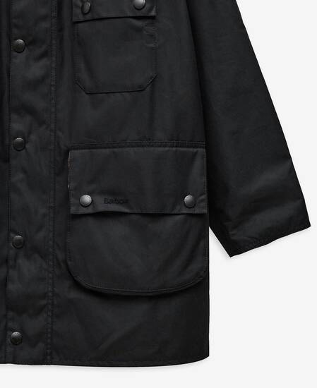 Wachsjacke Oversized Solway Black