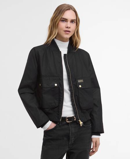 Blousonjacke Patsy Waxed Black