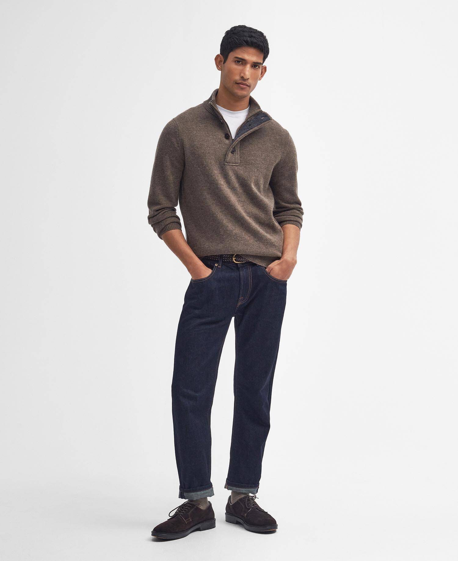 Essential Pullover Patch Half Zip image number 1