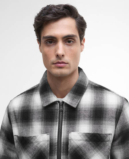 Overshirt Carlisle Tartan Black
