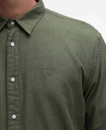 Hemd Sealane Long-Sleeved Relaxed Olive