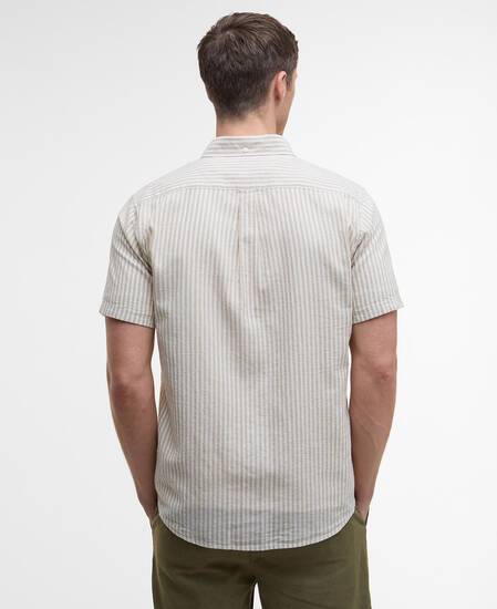 Hemd Fulbrook Striped Short-Sleeved Stone