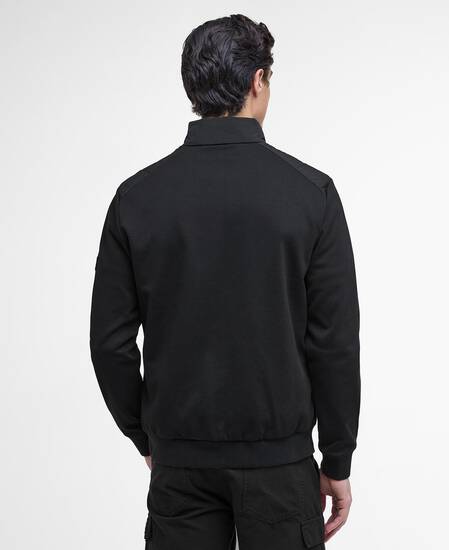 Sweatshirt Collins Baffle Quilted Black