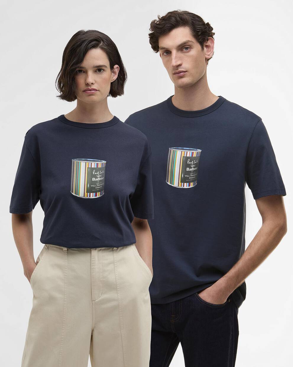 Paul Smith loves Barbour T-Shirt Wax Can Graphic