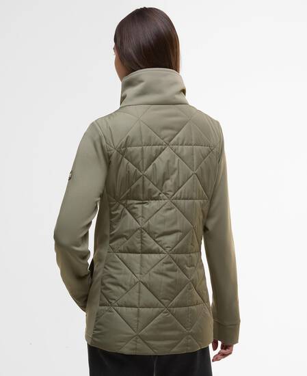 Sweatshirt Kya Quilted Dusky Khaki