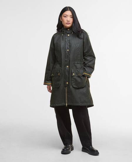 Parka Marcy Waxed Fern/Ancient Tartan