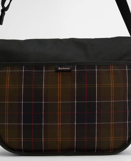 Umhängetasche Field Waxed Riever Sage