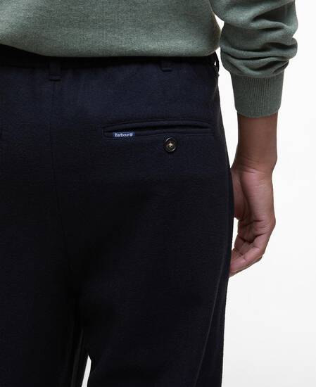 Hose Wool-Blend Relaxed Navy
