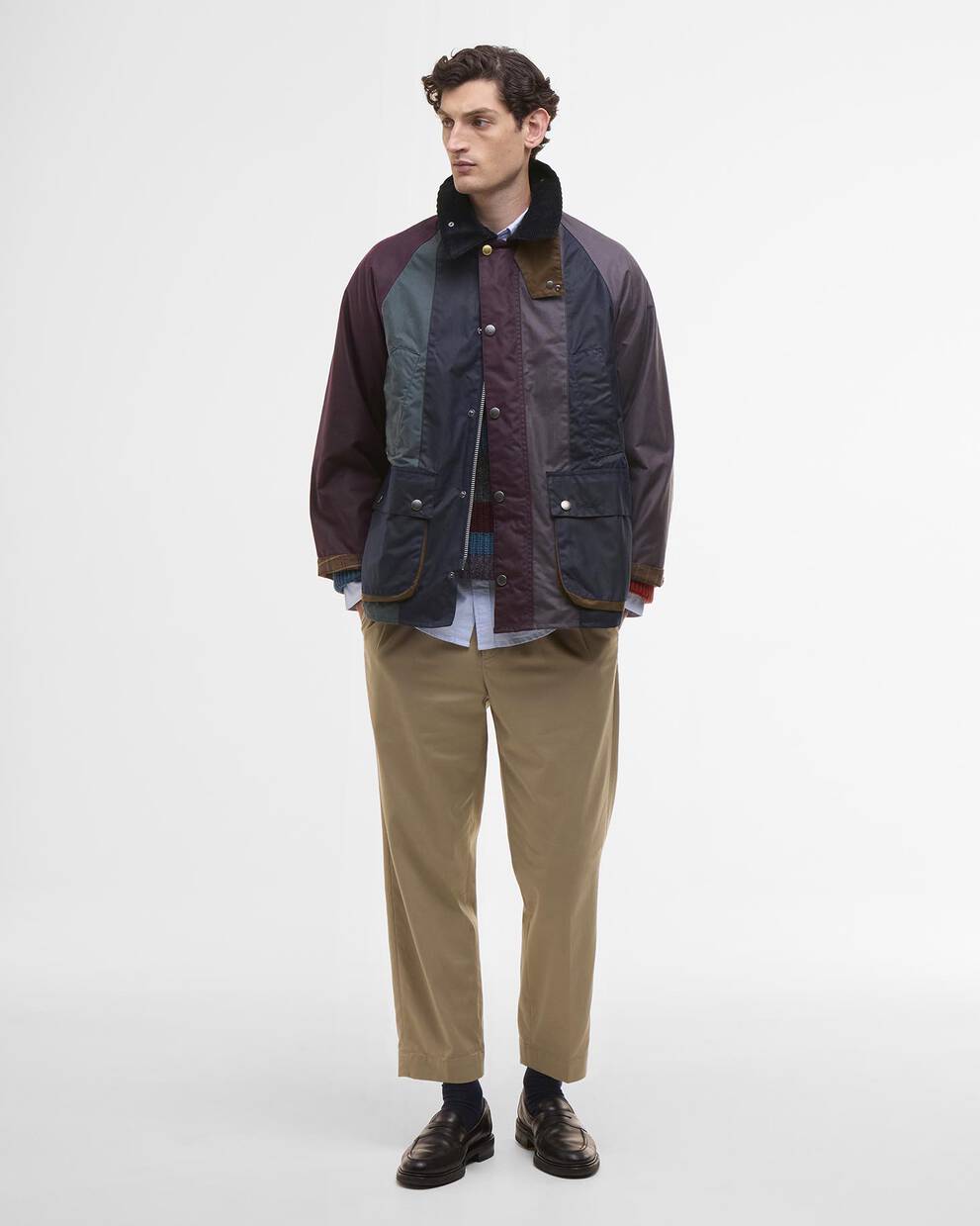 Paul Smith loves Barbour Wachsjacke Striped Oversized Bedale