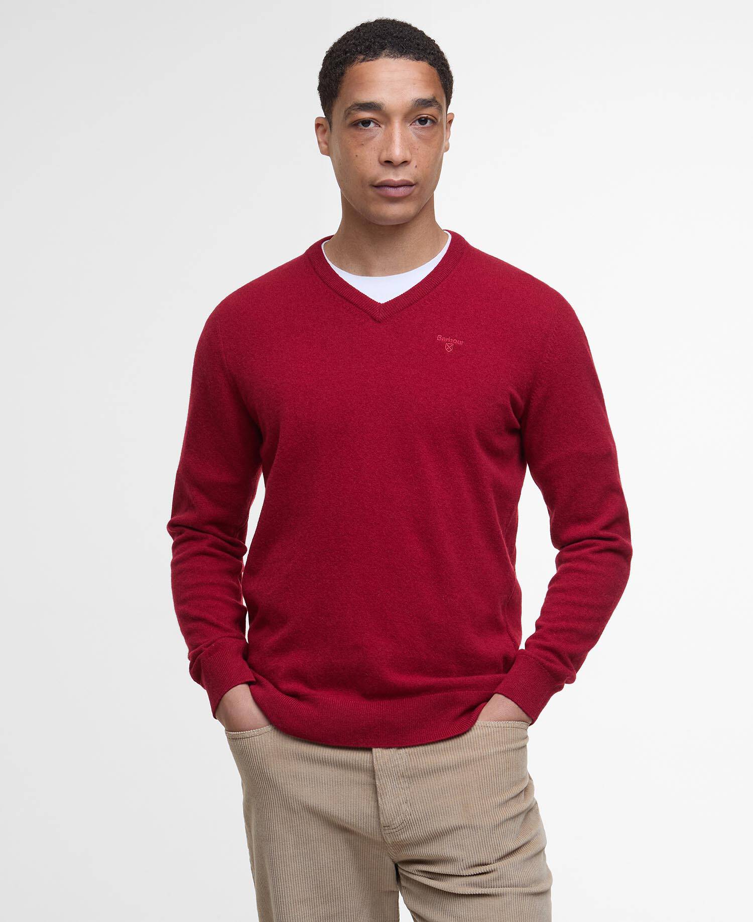 Essential Pullover Wolle V Neck image number 0