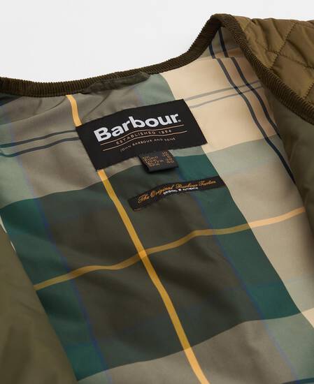 Weste Heslerton Golden Olive/Olive/Ancient Tartan