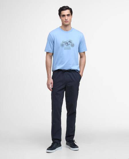 T-Shirt Topher Motorbike Cool Blue