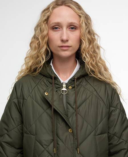 Steppjacke Braidley Olive/Ancient Tartan