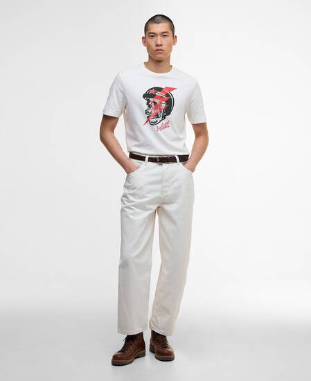 T-Shirt Flash Graphic Whisper White