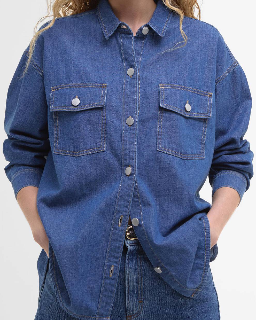 Hemd Woodrow Oversized Denim
