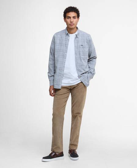 Hemd Southfield Tailored Light Grey Marl
