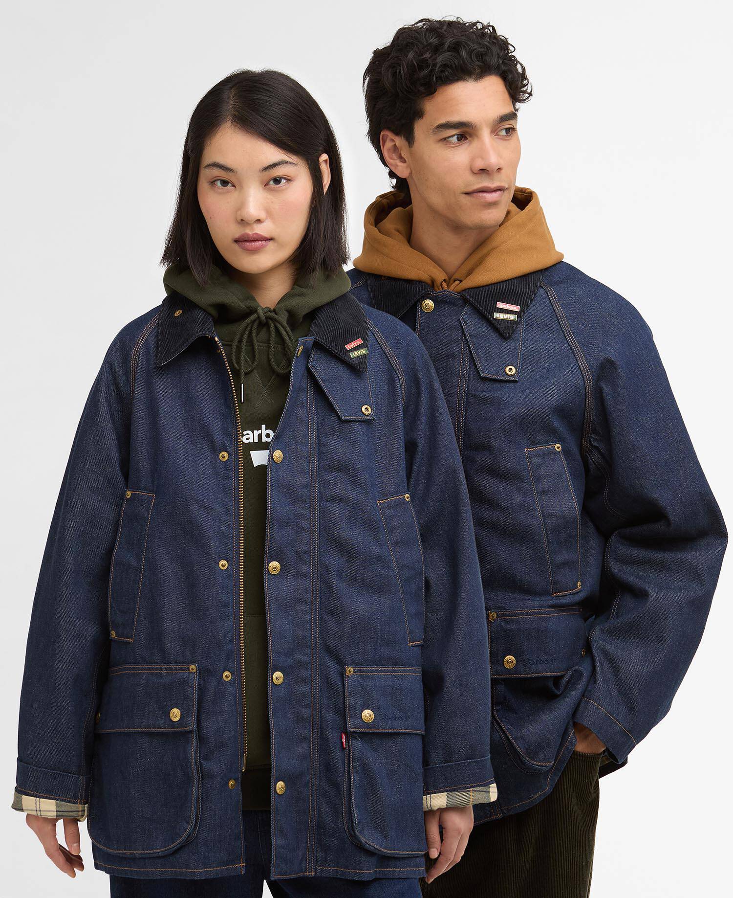 Barbour x Levi’s® Jeansjacke Oversized Bedale image number 0
