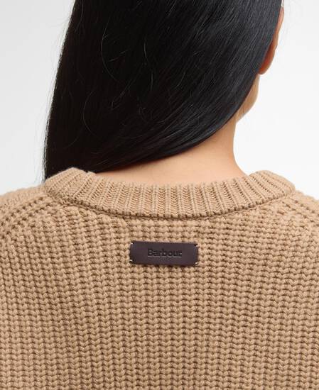 Pullover Lilian Crew-Neck Military Brown