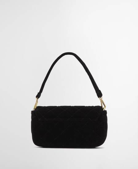 Umhängetasche Soho Mini Quilted Velvet Black
