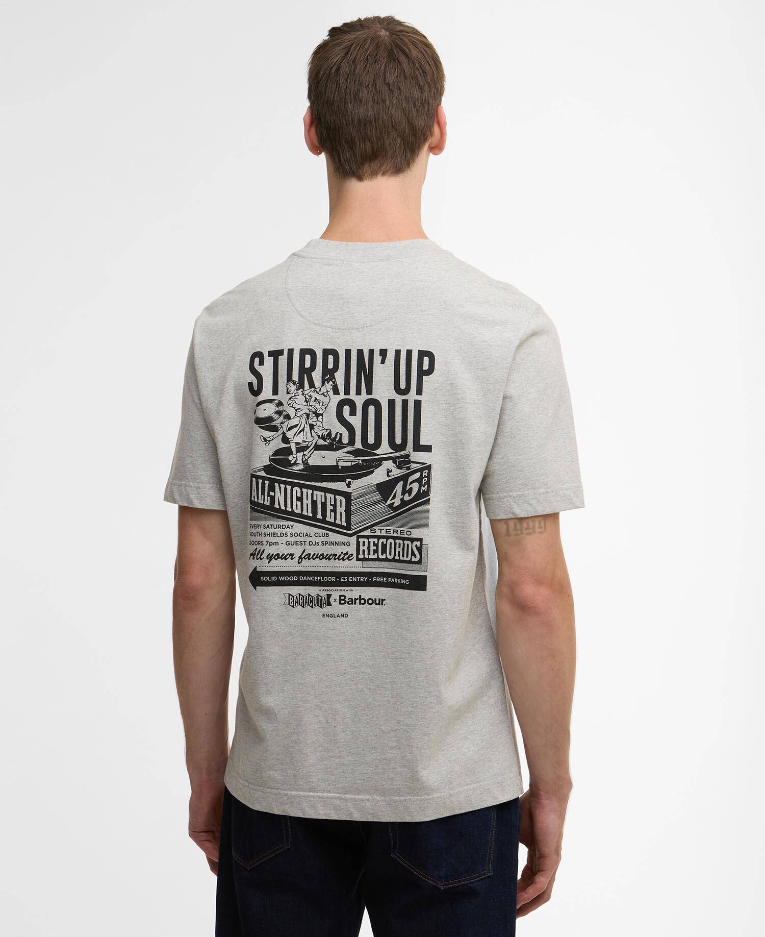 Barbour x Baracuta T-Shirt All Nighter Oversized image number 2