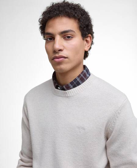 Pullover Covent Rundhalsausschnitt Mist Marl