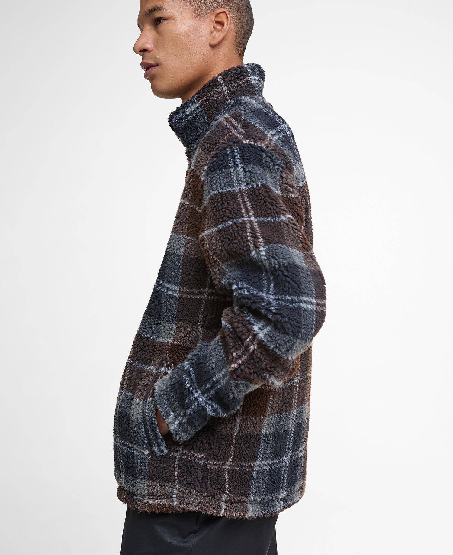 Fleecejacke Tartan Sherpa image number 4