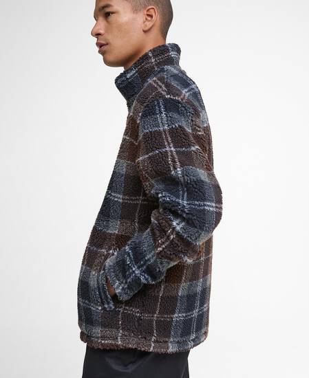 Fleecejacke Tartan Sherpa Midnight Oak Tartan