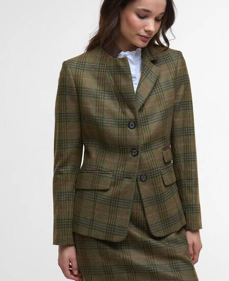 Wollblazer Carlby Tailored Arabesque/Brown