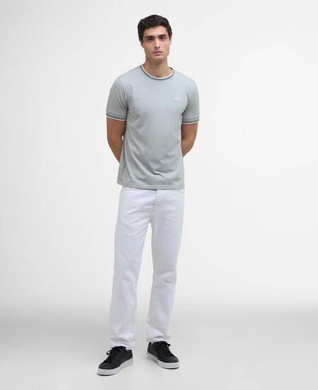 T-Shirt Ethan Tipped Mineral Grey