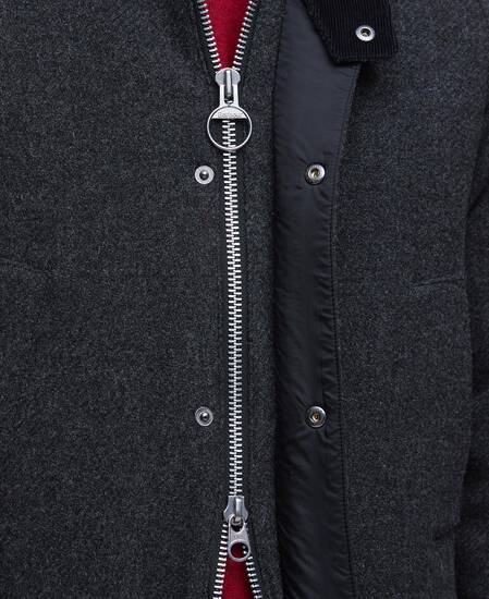 Wolljacke Bedale Dark Grey Marl/Tartan Tbc