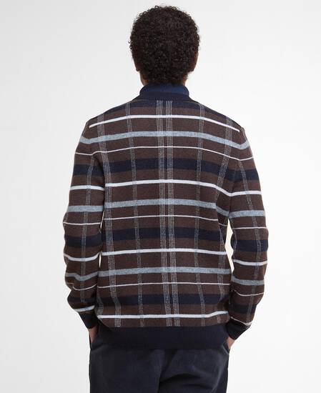 Cardigan Kane Tartan Dark Oak
