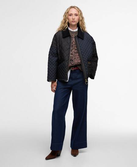 Steppjacke Danby Dark Navy/Black/Dress Tartan