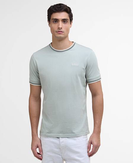 T-Shirt Ethan Tipped Mineral Grey