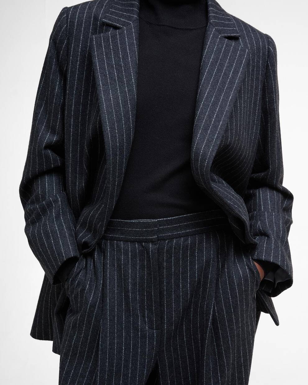 Hose Blakely Striped Wide-Leg