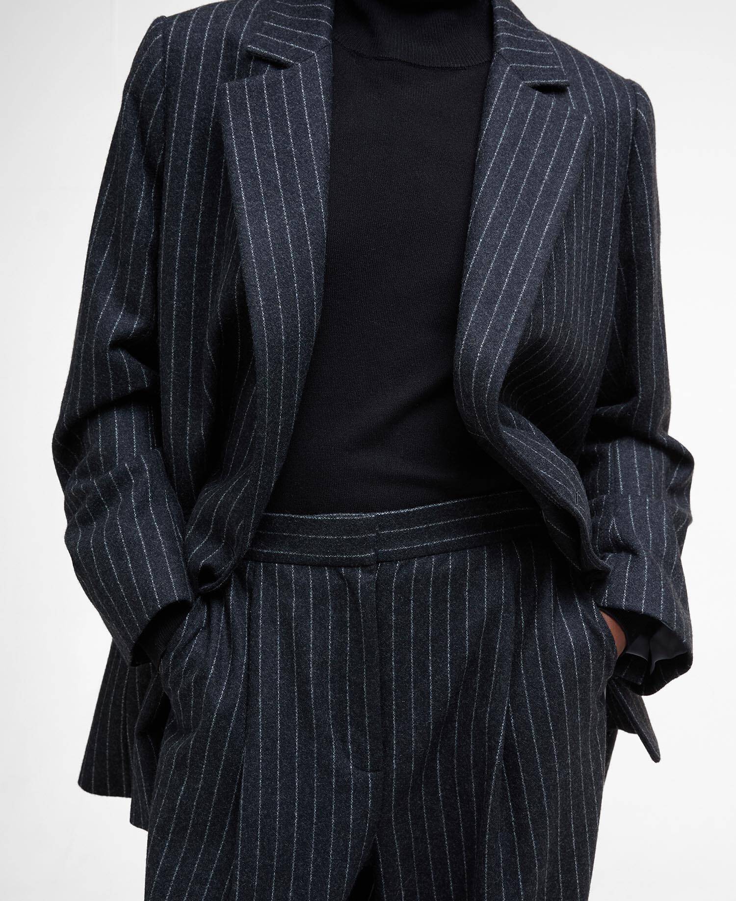 Hose Blakely Striped Wide-Leg image number 3