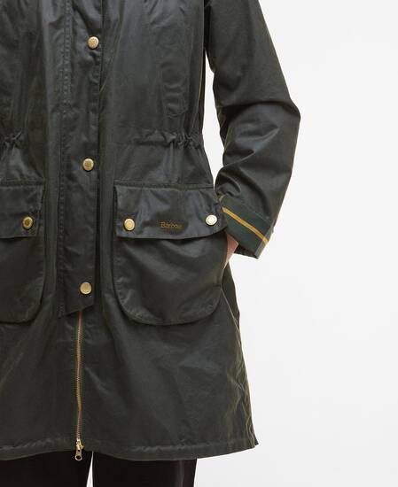 Parka Marcy Waxed Fern/Ancient Tartan