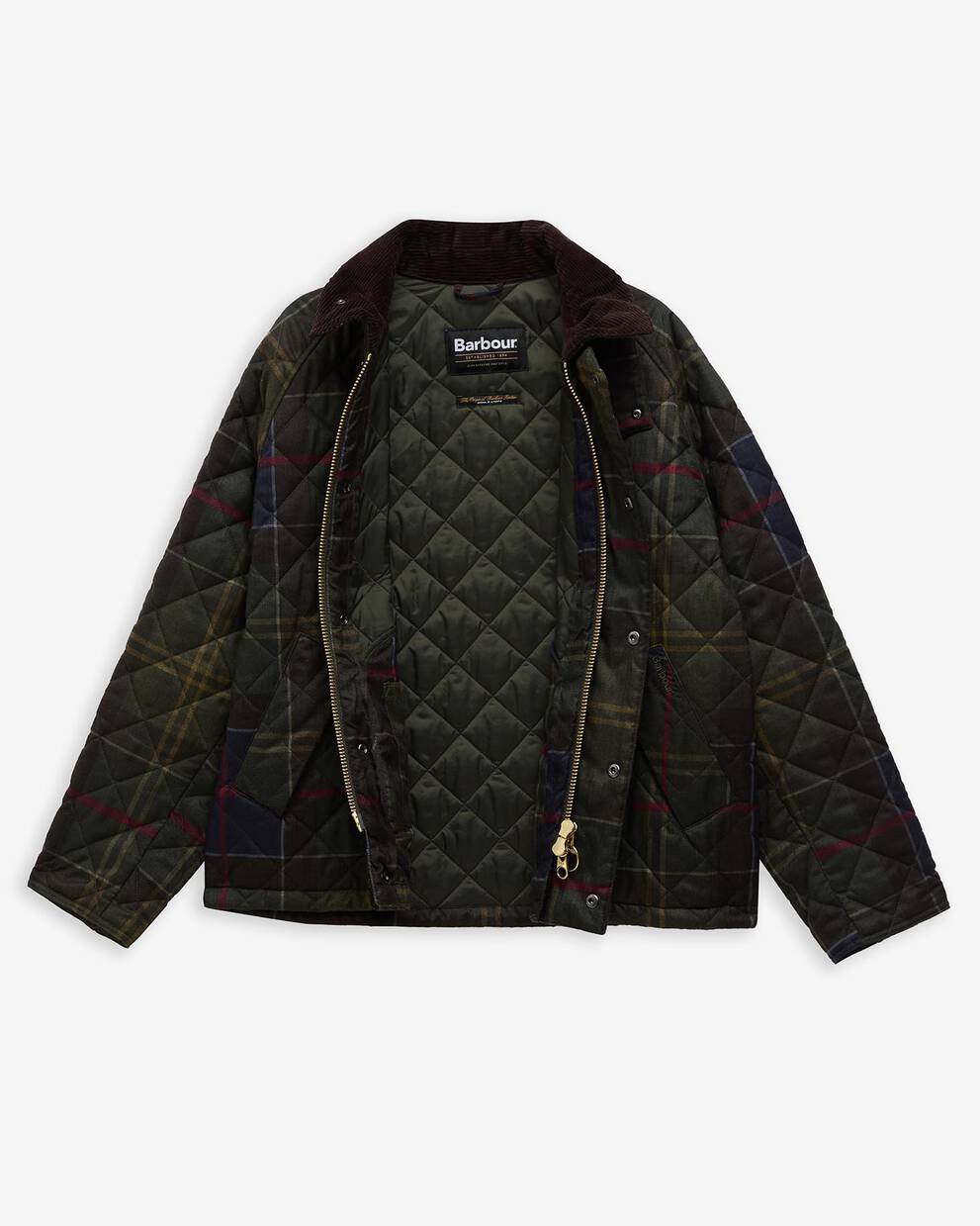 Steppjacke Tartan Transport