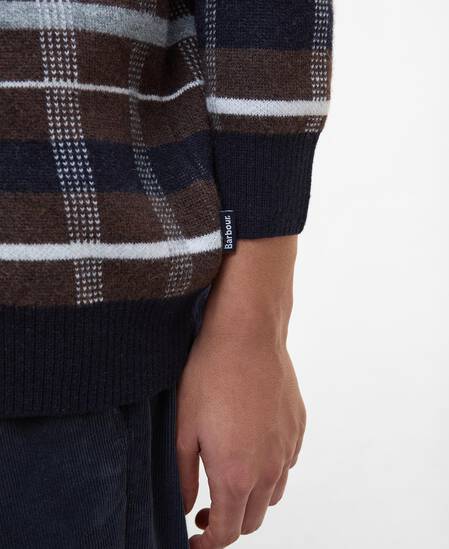 Cardigan Kane Tartan Dark Oak