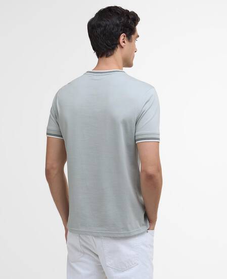 T-Shirt Ethan Tipped Mineral Grey
