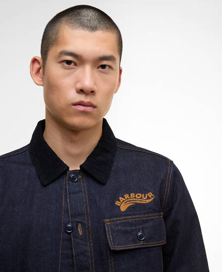 Overshirt Pitstop Denim Raw
