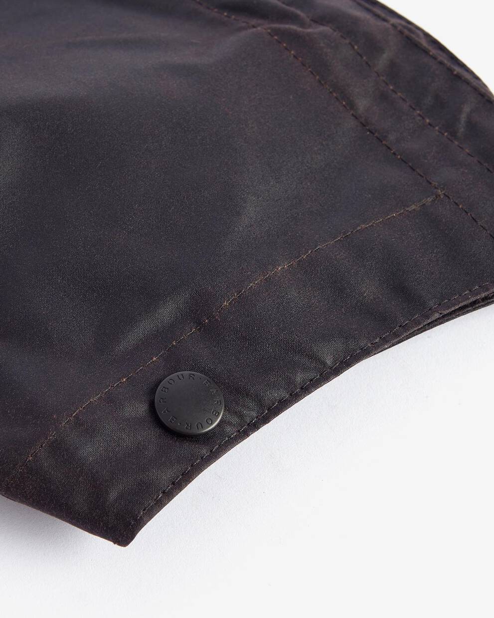 Kapuze Waxed Cotton Plain