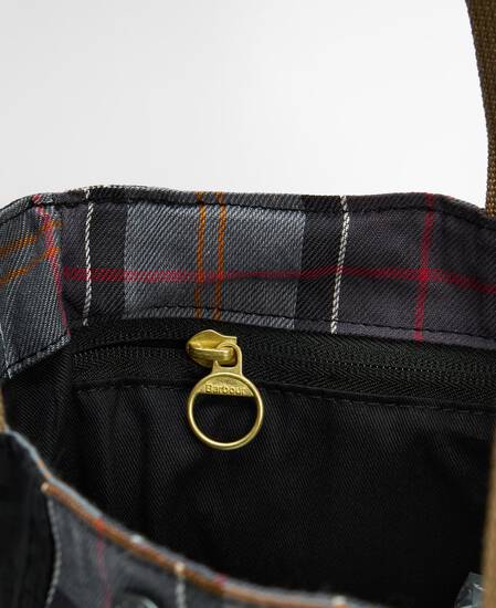 Tote Bag Transport Patchwork Black/Modern Tartan