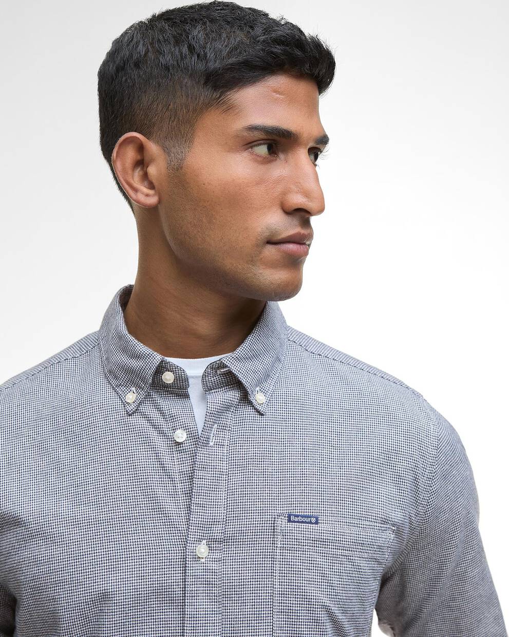 Hemd Huntly Houndstooth Tailored