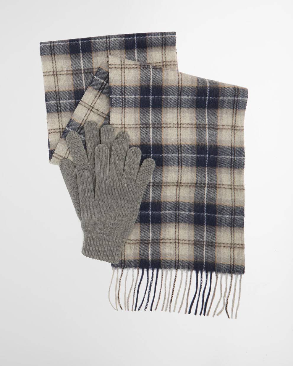Geschenkset Schal & Handschuhe Tartan