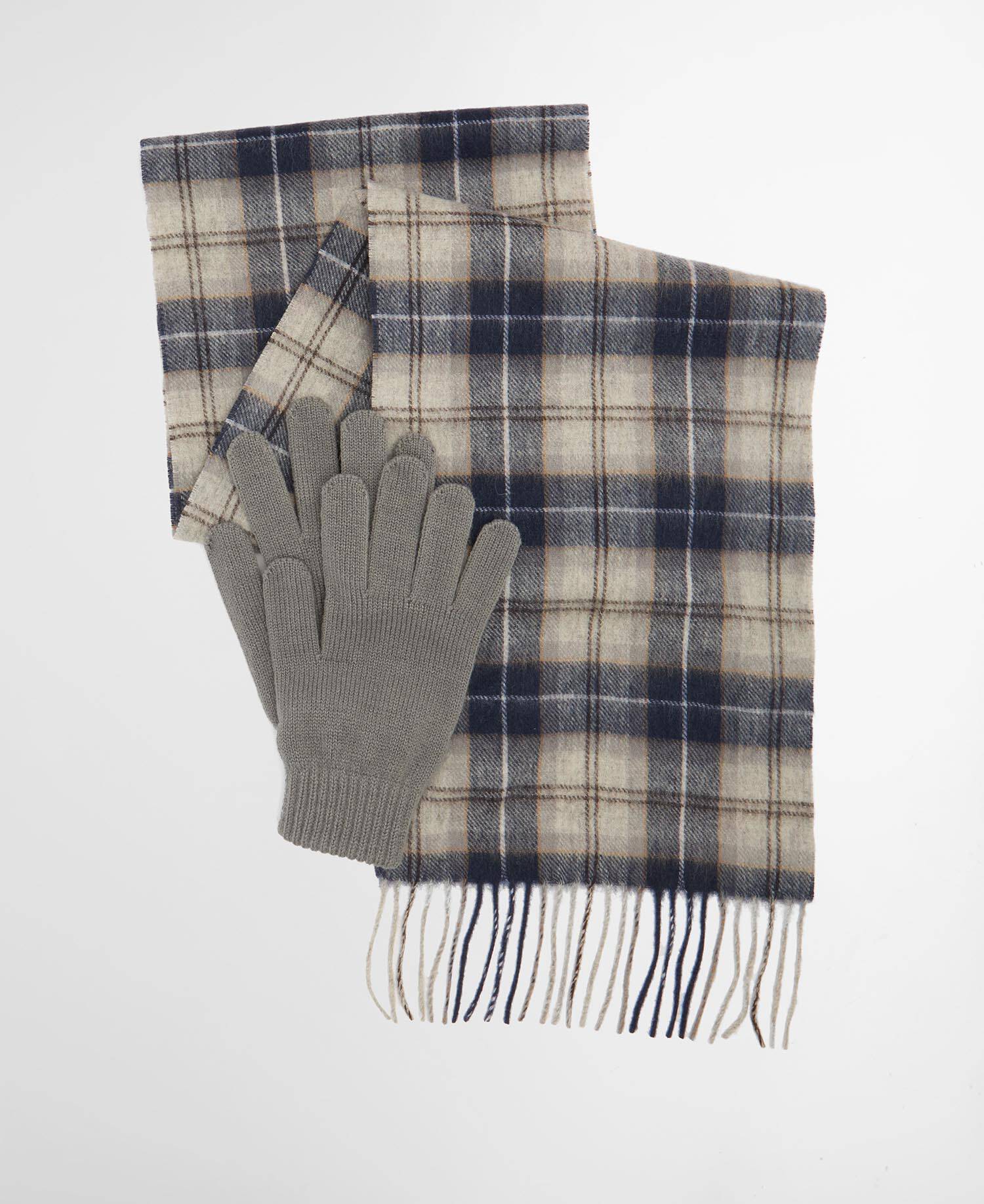 Geschenkset Schal & Handschuhe Tartan image number 0