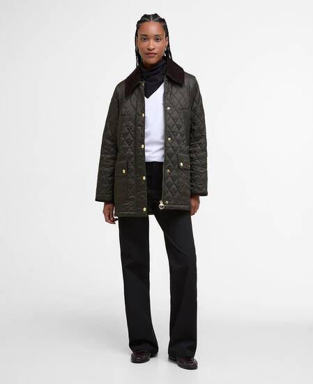 Steppjacke Modern Beadnell Sage/Ancient