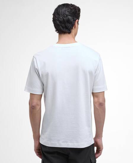 T-Shirt Morris Motorbike Graphic Whisper White