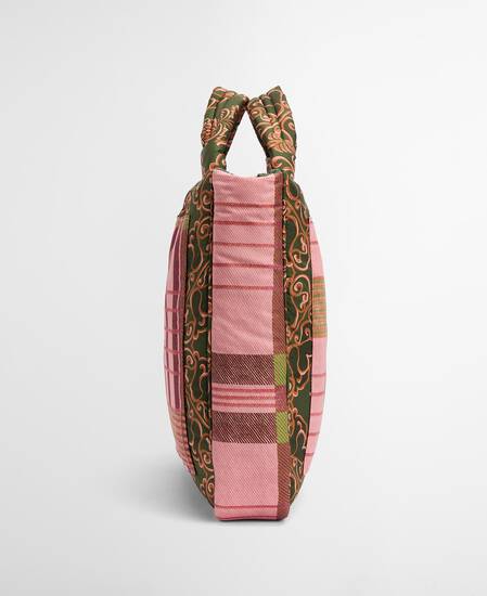 Barbour FARM Rio Tote Bag Maria Clara Pink Tartan